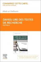 Lire Des Textes De Recherche Elsevier Ebook on Vitalsource Retail Access Card