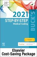 2021 Step by Step Medical Coding Textbook + 2021 Workbook for Step by Step Medical Coding Textbook + Buck's 2021 ICD-10-CM Hospital Edition + Buck's 2021 ICD-10-PCS, 2021 HCPCS Professional Edition + AMA 2021 CPT Professional Edition Package