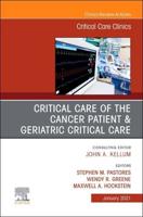 Critical Care of the Cancer Patient