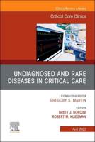 Undiagnosed and Rare Diseases in Critical Care