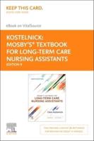 Mosby's Textbook for Long-Term Care Nursing Assistants - Elsevier eBook on Vitalsource (Retail Access Card)