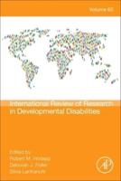 International Review Research in Developmental Disabilities. Volume Sixty-Three
