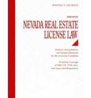 Nevada Real Estate License Law