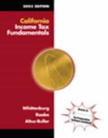 California Income Tax Fundamentals 2003