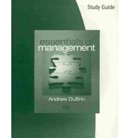 Study Guide for DuBrin's Essentials of Management, 8th