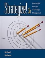 Strategize! Experiential Exercises in Strategic Management + Web Site Printed Access Card