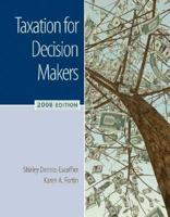 Taxation for Decision Makers, 2008