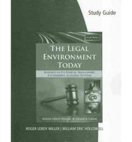 Study Guide for Miller/Cross' the Legal Environment Today: Business in Its