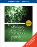 Managing Information Technology Projects