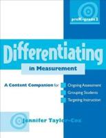 Differentiating in Measurement, Prek-Grade 2