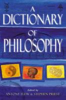 A Dictionary of Philosophy