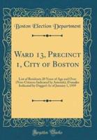 Ward 13, Precinct 1, City of Boston