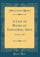 A List of Books on Industrial Arts