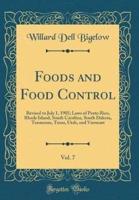 Foods and Food Control, Vol. 7