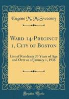 Ward 14-Precinct 1, City of Boston