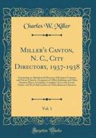 Miller's Canton, N. C., City Directory, 1937-1938, Vol. 1