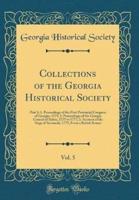 Collections of the Georgia Historical Society, Vol. 5
