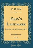 Zion's Landmark, Vol. 48