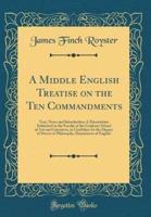 A Middle English Treatise on the Ten Commandments