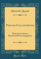 Pseudo-Callisthenes