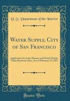 Water Supply, City of San Francisco