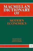 Dictionary Of Modern Economics