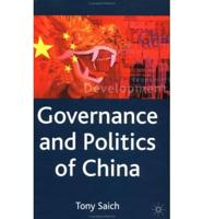 Governance and Politics of China