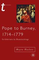 Pope to Burney, 1714-1779