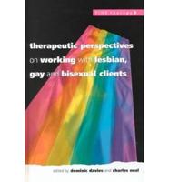 Therapeutic Perspectives on Working With Lesbian, Gay and Bisexual Clients
