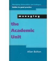 Managing the Academic Unit