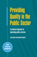 Providing Quality in the Public Sector
