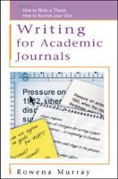 Writing for Academic Journals