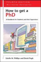 How to Get a PhD
