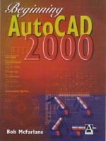 Beginning AutoCAD 2000