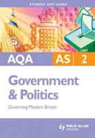 AQA AS Government & Politics. Unit 2 Governing Modern Britain