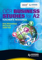 OCR Business Studies for A2, Teacher's Resource CD-ROM
