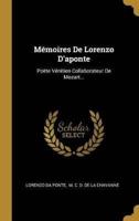 Mémoires De Lorenzo D'aponte