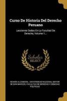 Curso De Historia Del Derecho Peruano