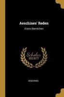 Aeschines' Reden