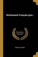 Dictionnaire Français-Grec...