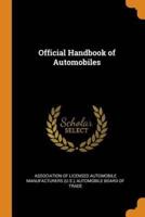 Official Handbook of Automobiles