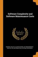 Software Complexity and Software Maintenance Costs