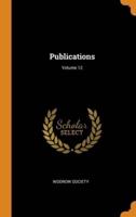 Publications; Volume 12