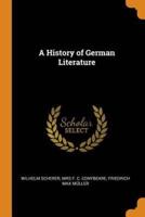 A History of German Literature