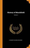 History of Marshfield; Volume 3