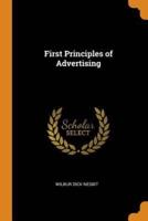 First Principles of Advertising