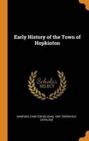 Early History of the Town of Hopkinton