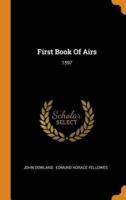 First Book Of Airs: 1597