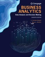 Bundle: Business Analytics: Data Analysis & Decision Making, 7th + Mindtap Business Statistics, 1 Term Printed Access Card