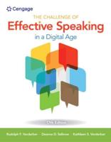 Bundle: The Challenge of Effective Speaking in a Digital Age, 17th + Mindtapv2.0, 1 Term Printed Access Card